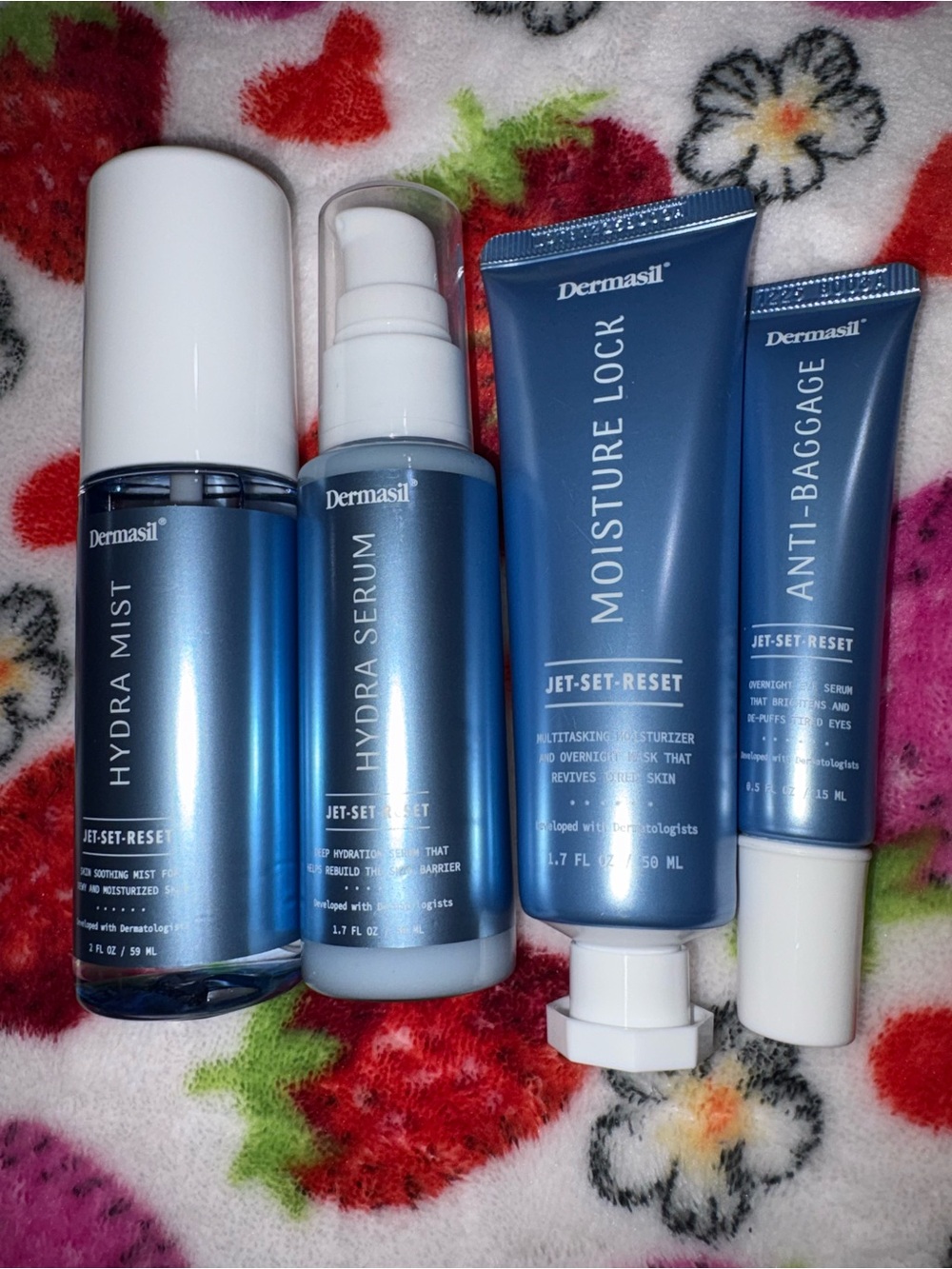 Jet-Set-Reset Hydra Serum & Moisture Lock - Blue
